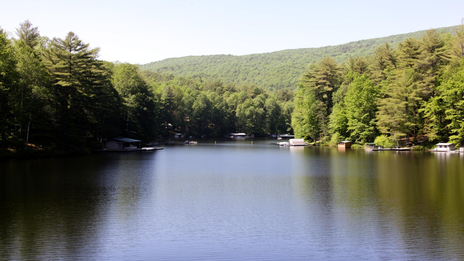 Beechwood Cove, a private cove community on Lake Wallenpaupack in Palmyra Township, Pike County, PA