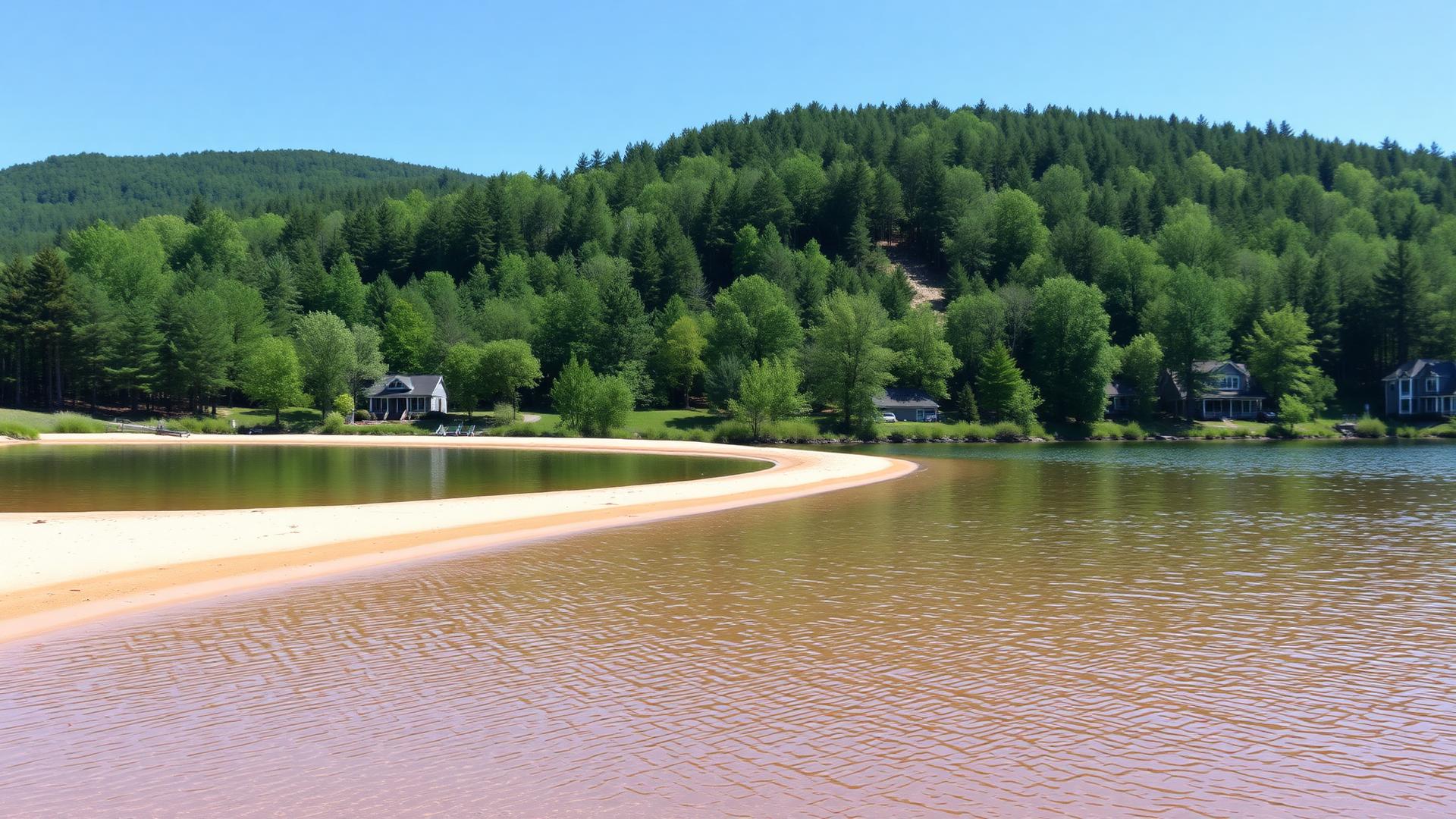 Beltzville Lake Estates, a private residential community with a lake in Carbon County, PA