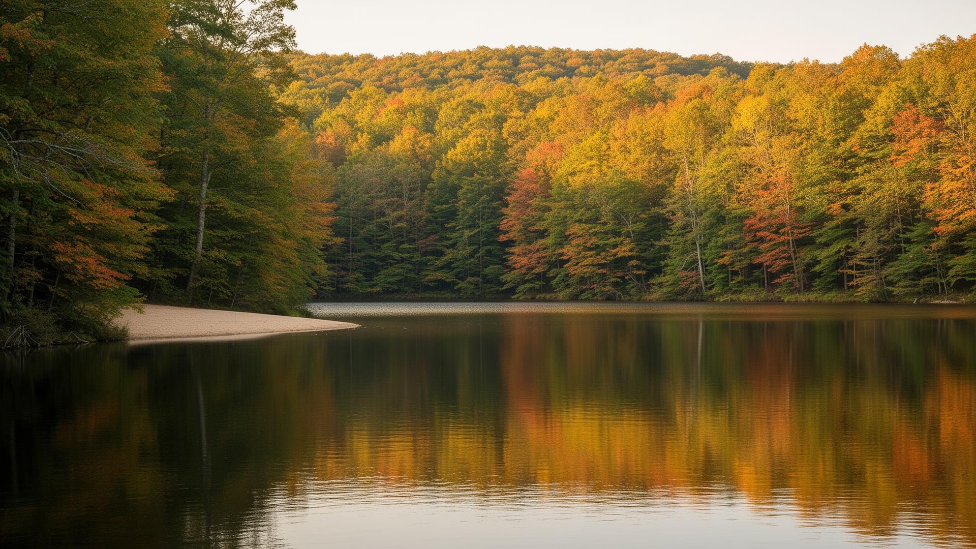 Private Lake Shangri-La at Brier Crest Woods in the Pocono Mountains