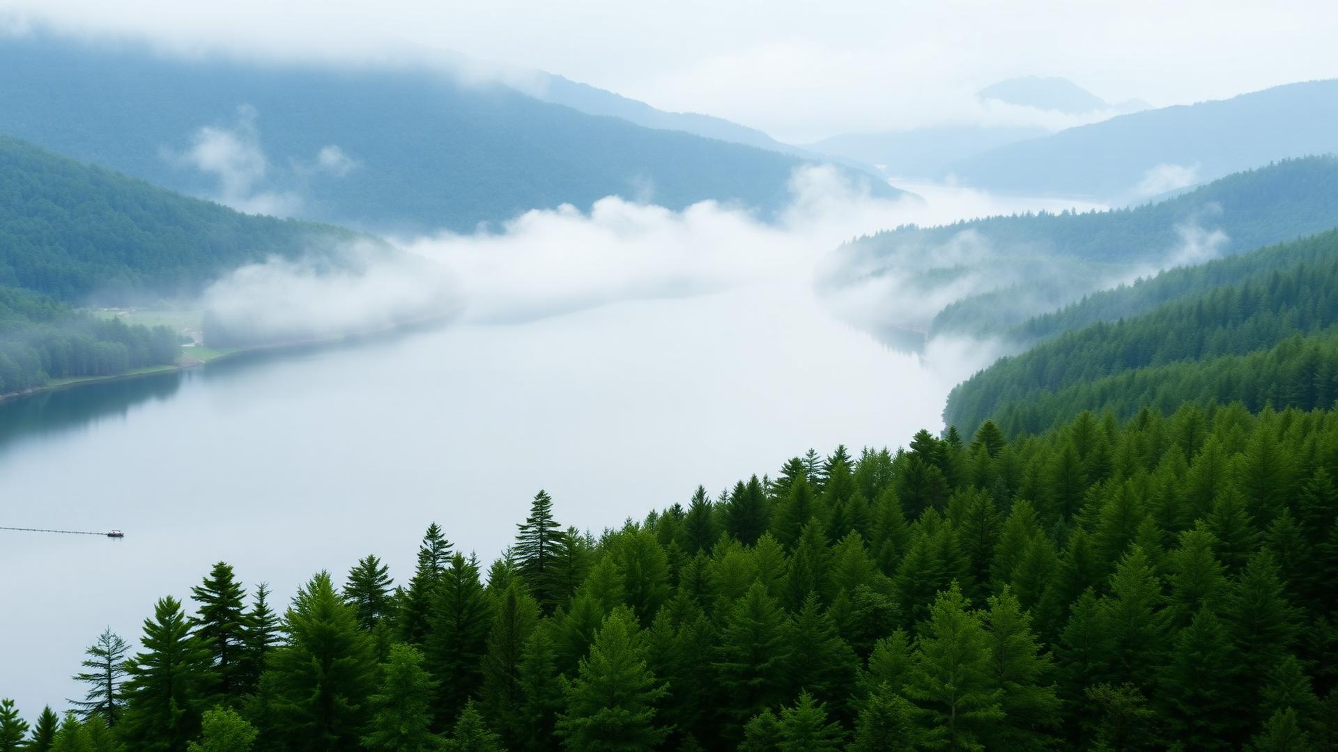 Lake in the Clouds, a mountain-lake community in the northern Poconos between Canadensis and Newfoundland